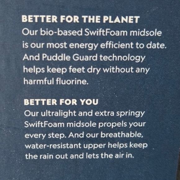 NEW Allbirds Merino Wool Flyer Mizzle in Hazy Indigo Blizzard - Size 8.5 - Picture 10 of 10